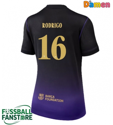 Barcelona Rodri Hernandez #16 Replik Auswärtstrikot Damen 2026-27 Kurzarm